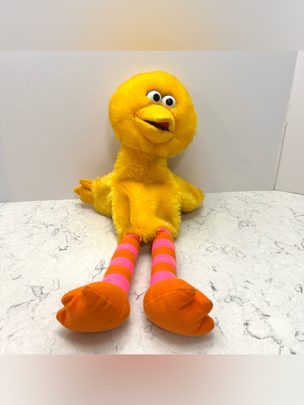 Vintage Applause Jim Henson Sesame Street 16” Big Bird Full Body Hand Puppet